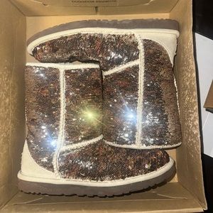 UGG brown sparkles